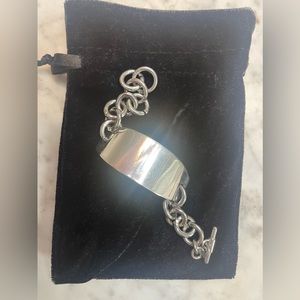 Malene Birger sterling silver ID bracelet